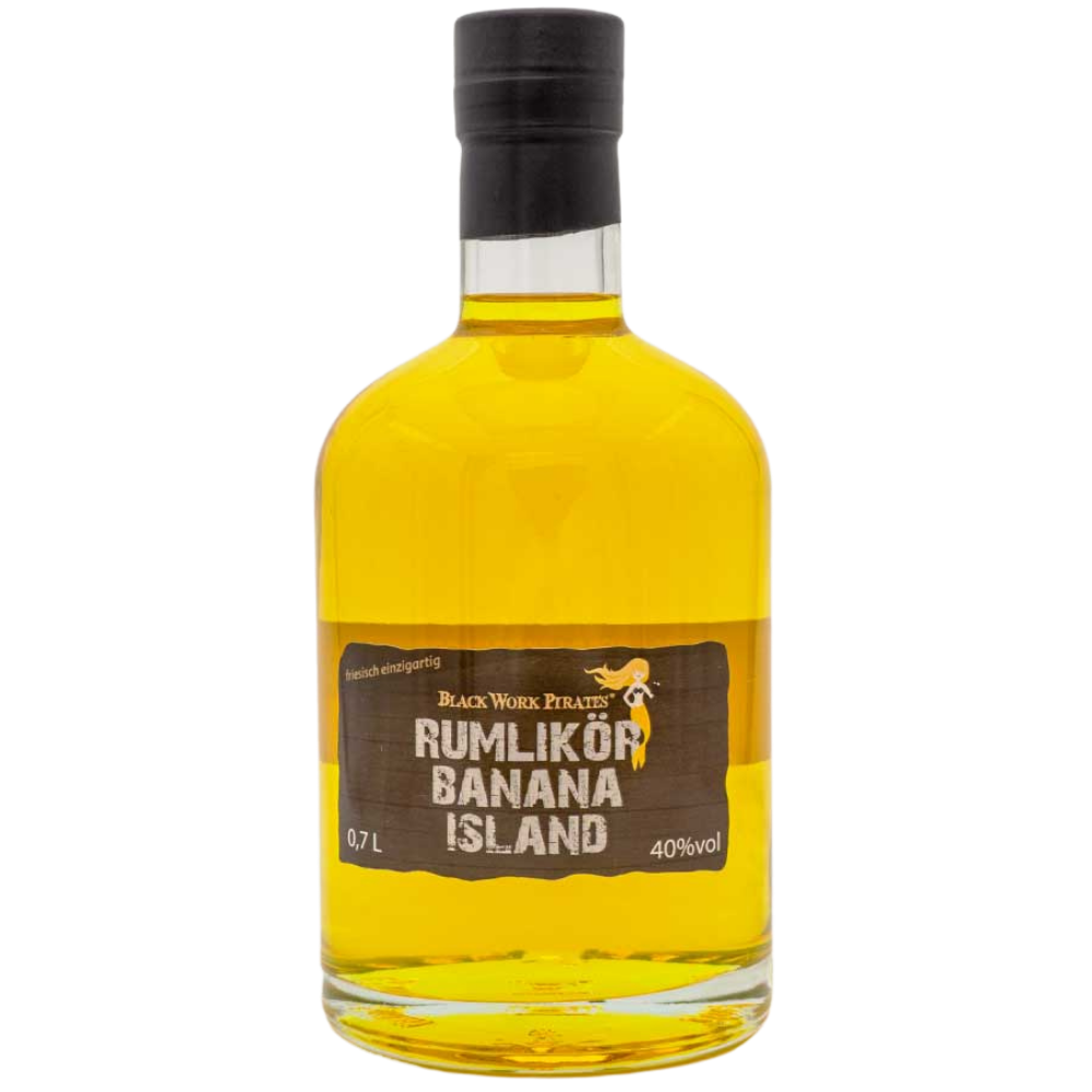 Black Work Pirates Banana Island Rumlikör