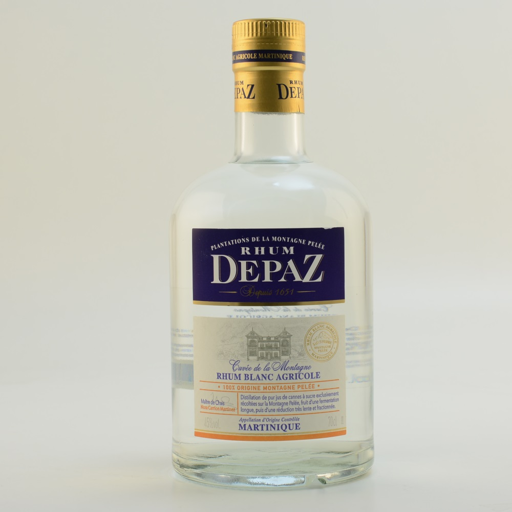 Depaz Cuvee de la Montagne Rhum Blanc Agricole