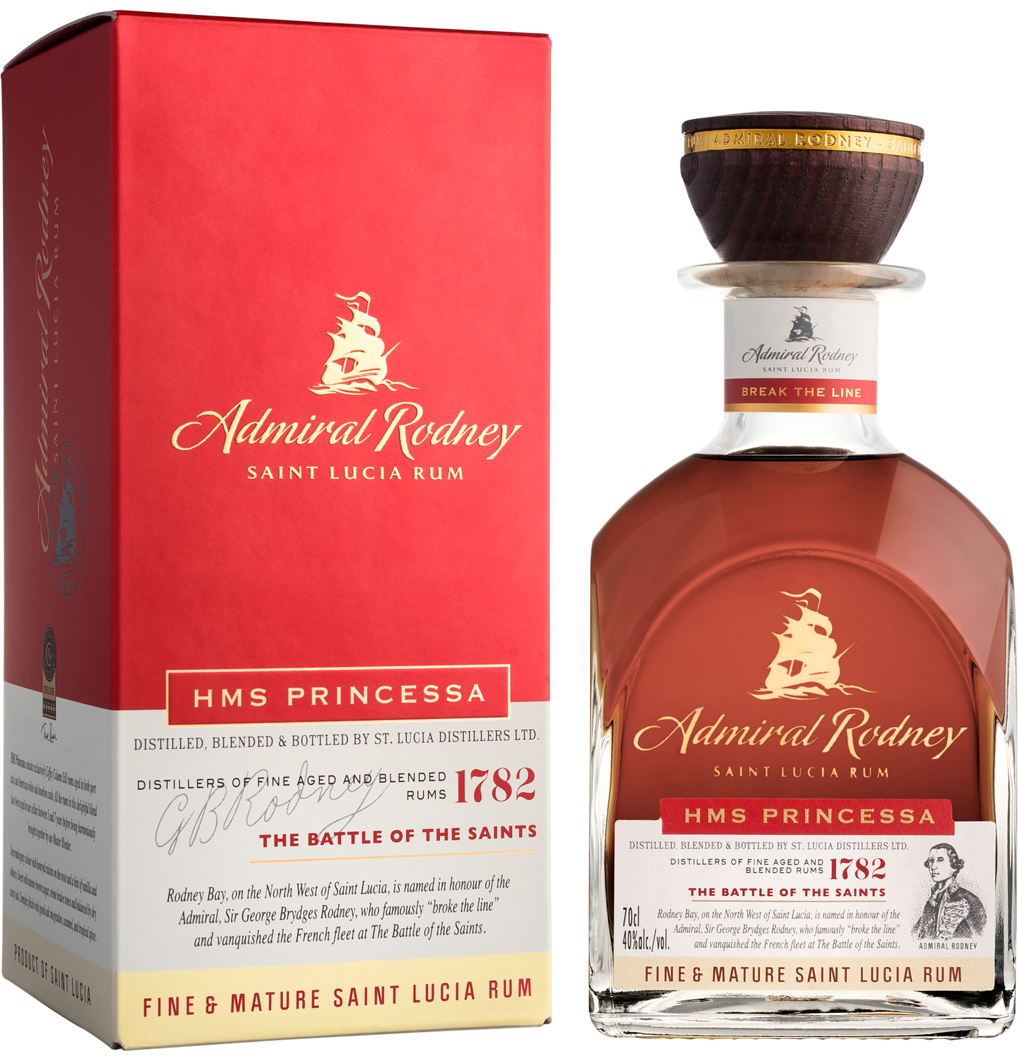 Admiral Rodney Rum HMS Princessa